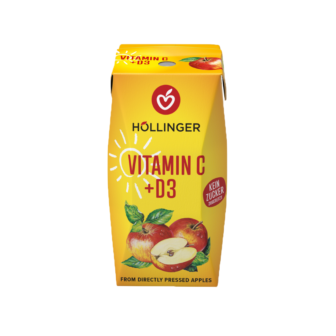 Sonnenvitamin Apfel C+D3, 3 x 200 ml