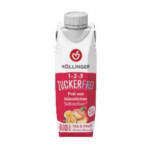 Bio 123 ZUCKERFREI Pfirsich Maracuja 300 ml